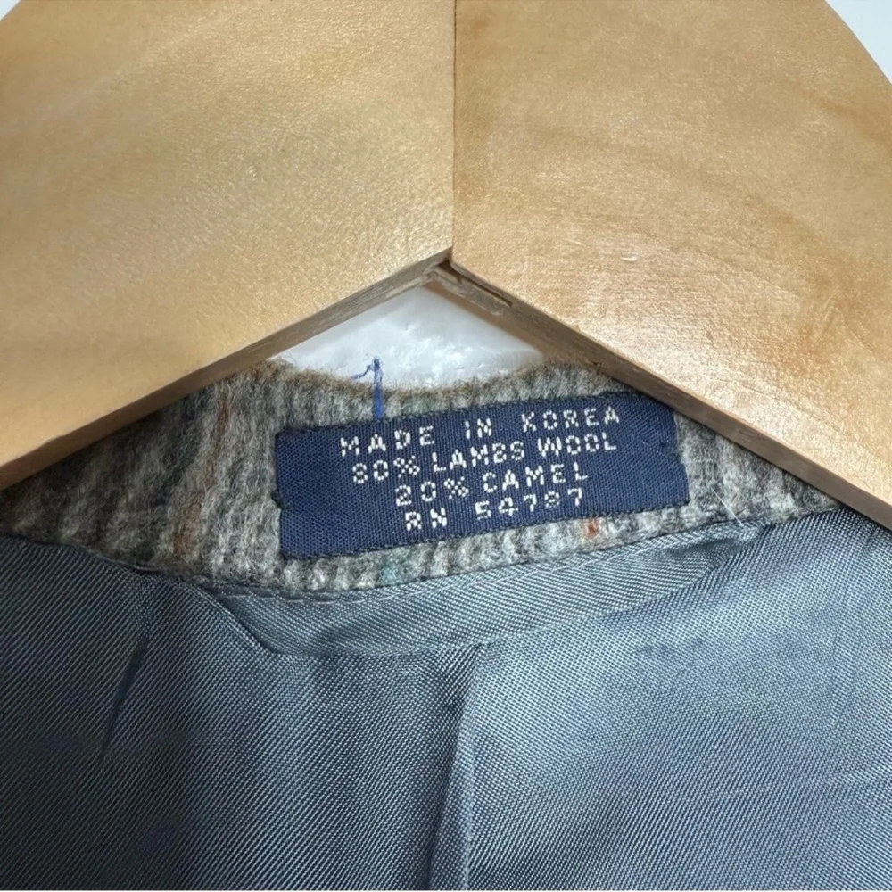 Stafford‎ Executive Men's Size 44 Kent Lambs Wool/ Camel Gray Sport Coat